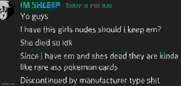 . | image tagged in dead girl nudes | made w/ Imgflip meme maker