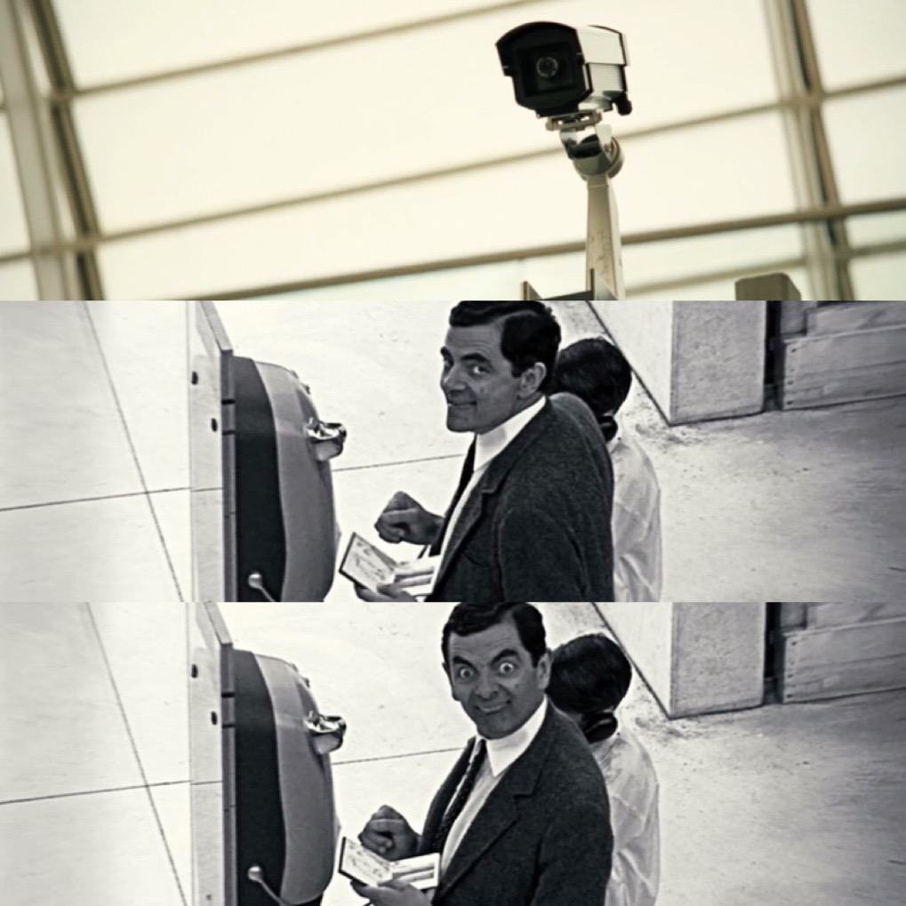 Mr Bean CCTV Blank Meme Template