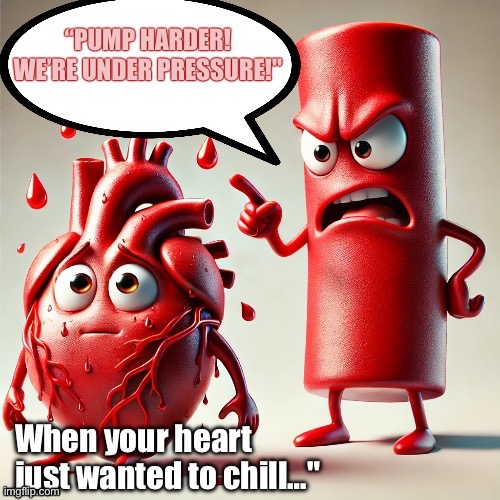 Hypertension | image tagged in memes | made w/ Imgflip meme maker