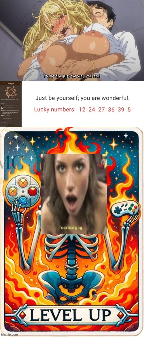 Tarot Rune Fortune | Talent In Being My Big Self Blank Meme Template