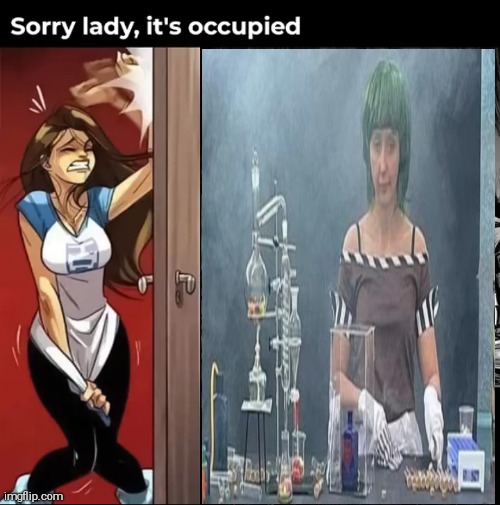 It's occupied | image tagged in it's occupied | made w/ Imgflip meme maker