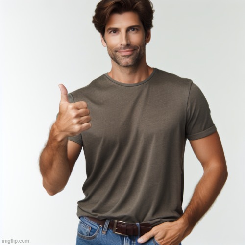 a white male holding up one thumbs up | image tagged in a white male holding up one thumbs up | made w/ Imgflip meme maker