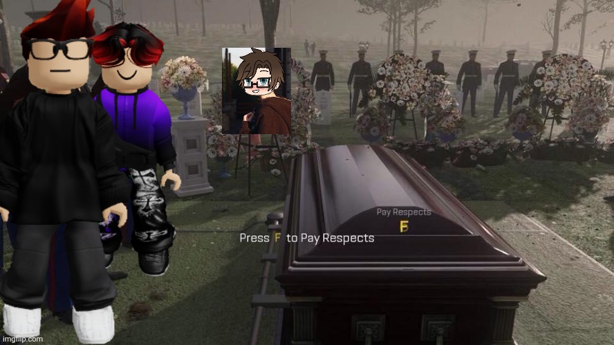 Saddest day of 2024 | image tagged in press f to pay respects,male cara,mc,william,burial,tombstone | made w/ Imgflip meme maker