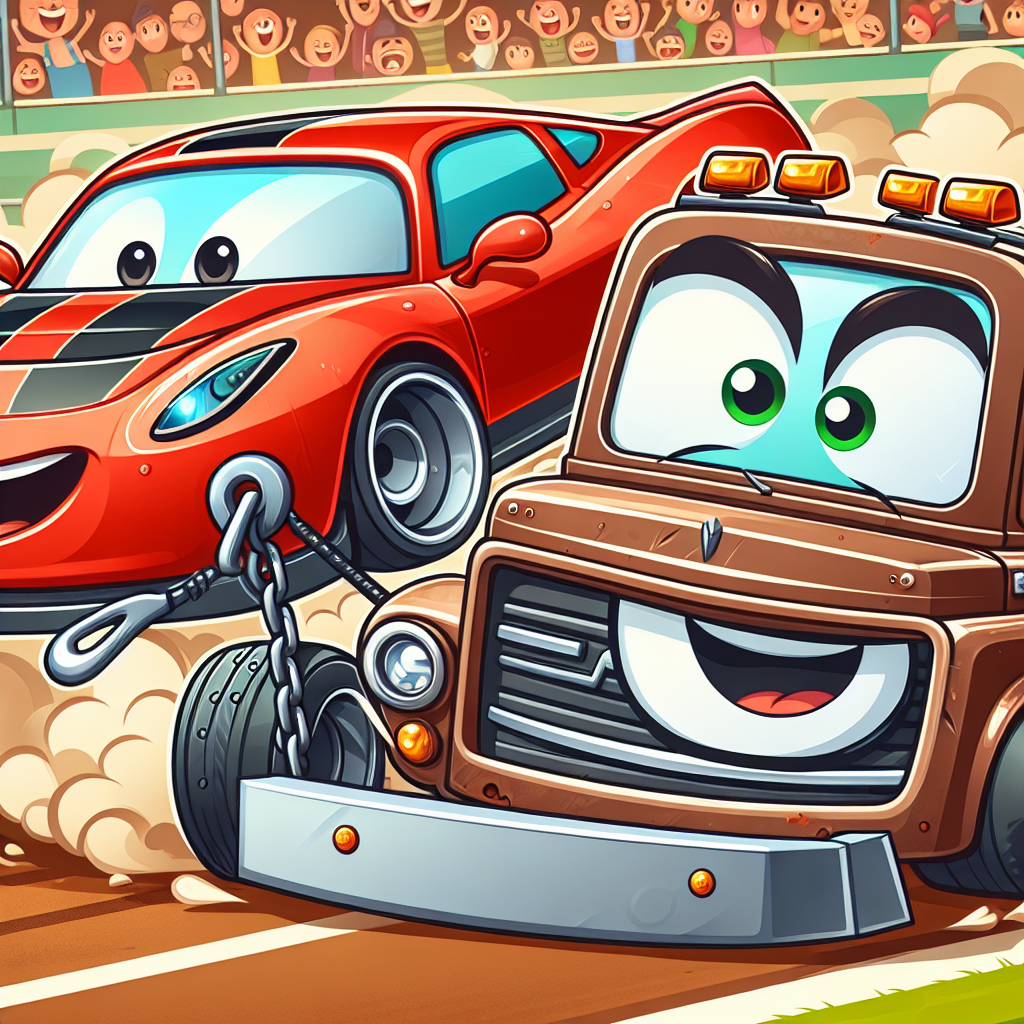 lightning mcqueen vs mater Blank Meme Template