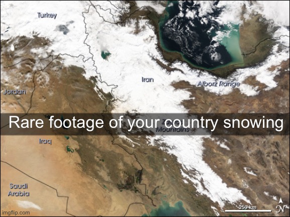 Rare footage of your country snowing | made w/ Imgflip meme maker