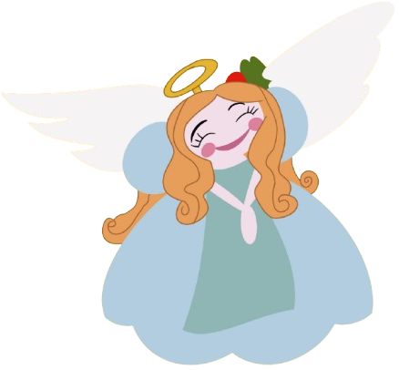 Tinselina The Christmas Angel Blank Meme Template