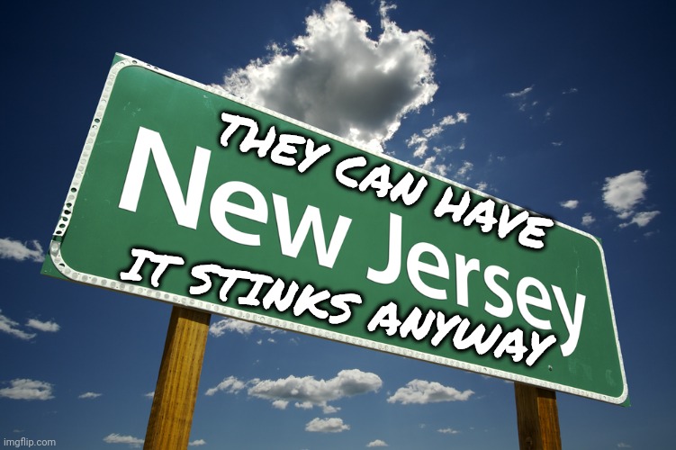 New Jersey | THEY CAN HAVE IT STINKS ANYWAY | image tagged in new jersey | made w/ Imgflip meme maker