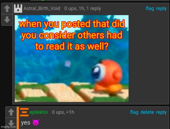 made w/ Imgflip meme maker