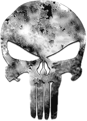Punisher logo clear background template Blank Meme Template