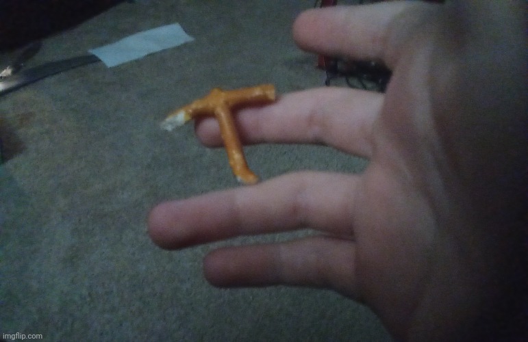 cool looking pretzel | made w/ Imgflip meme maker