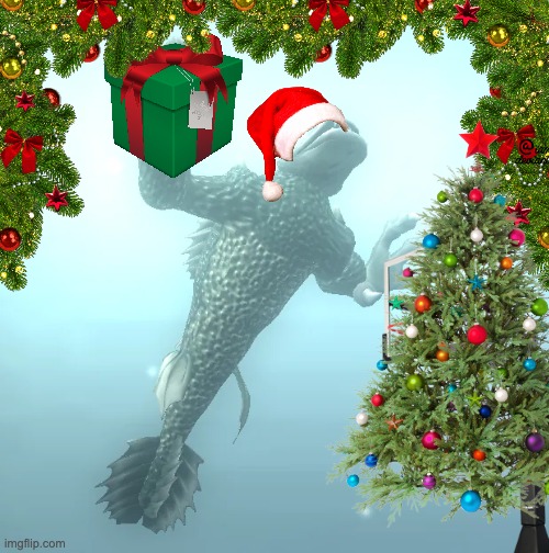 merry chrysler from the spore sea monster | image tagged in sea monster ballin' | made w/ Imgflip meme maker