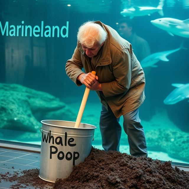 Whale Poop In A Bucket Blank Meme Template