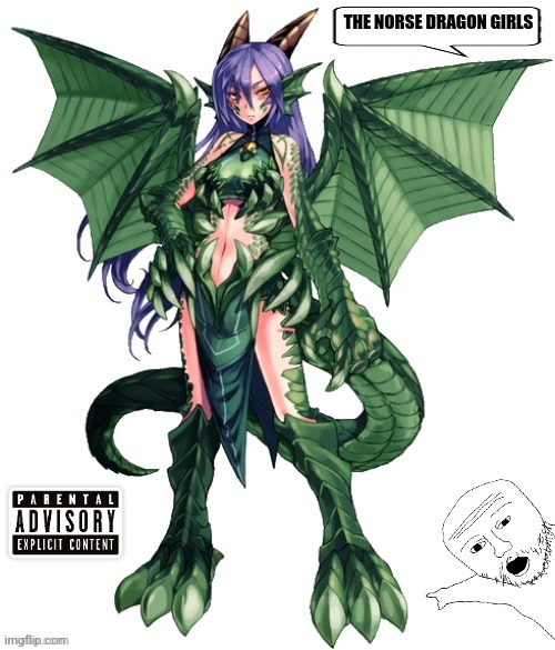 THE NORSE DRAGON GIRLS | image tagged in memes,whore,demon | made w/ Imgflip meme maker