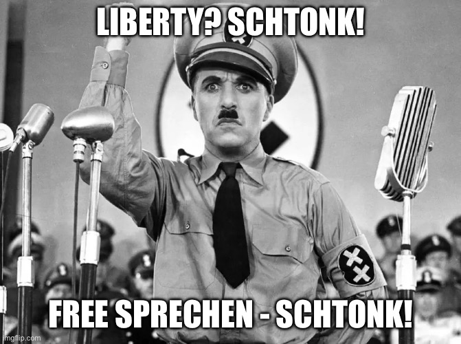 LIBERTY? SCHTONK! FREE SPRECHEN - SCHTONK! | made w/ Imgflip meme maker