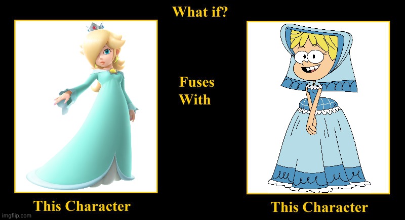 Rosalina Fuses With Lori Loud | image tagged in what if fuses,lori loud,the loud house,rosalina,super mario bros,the loud house movie | made w/ Imgflip meme maker