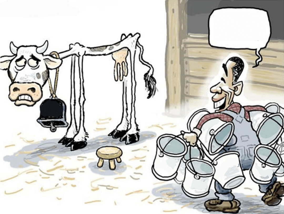 Milking cow dry Blank Meme Template