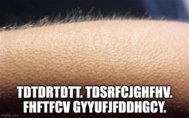 Fxxfd to tv ynthrbefwe dbfm... | TDTDRTDTT. TDSRFCJGHFHV. FHFTFCV GYYUFJFDDHGCY. | image tagged in goosebumps | made w/ Imgflip meme maker