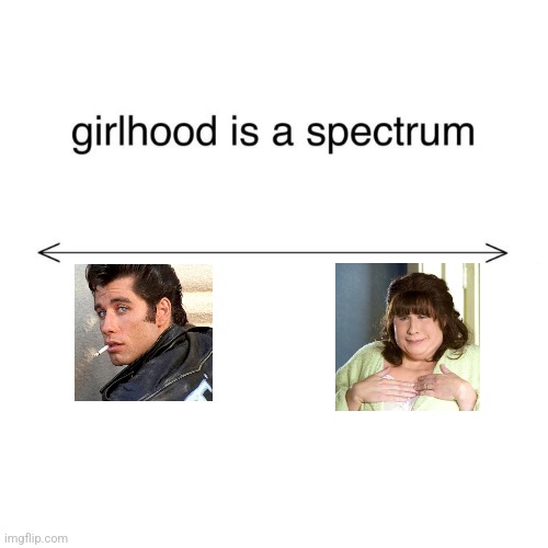 I hope someone can get the reference ? | image tagged in girlhood is a spectrum | made w/ Imgflip meme maker