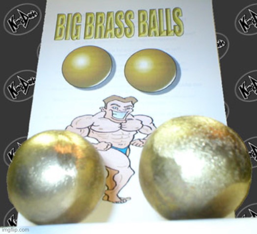 Brass Balls | image tagged in brass balls | made w/ Imgflip meme maker