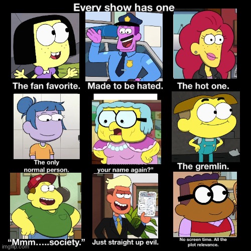 Every show has one | image tagged in big city greens | made w/ Imgflip meme maker