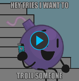 High Quality Hey fries i want to troll someone Blank Meme Template