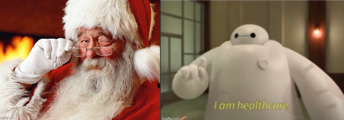 DepressionHealer is on the nice list (they are healthcare) | image tagged in santa knows | made w/ Imgflip meme maker