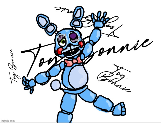 Help me I made Toy Bonnie | made w/ Imgflip meme maker