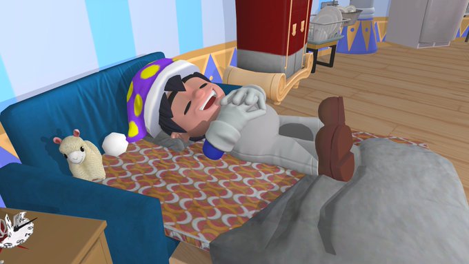 smg4 sleeping Blank Meme Template