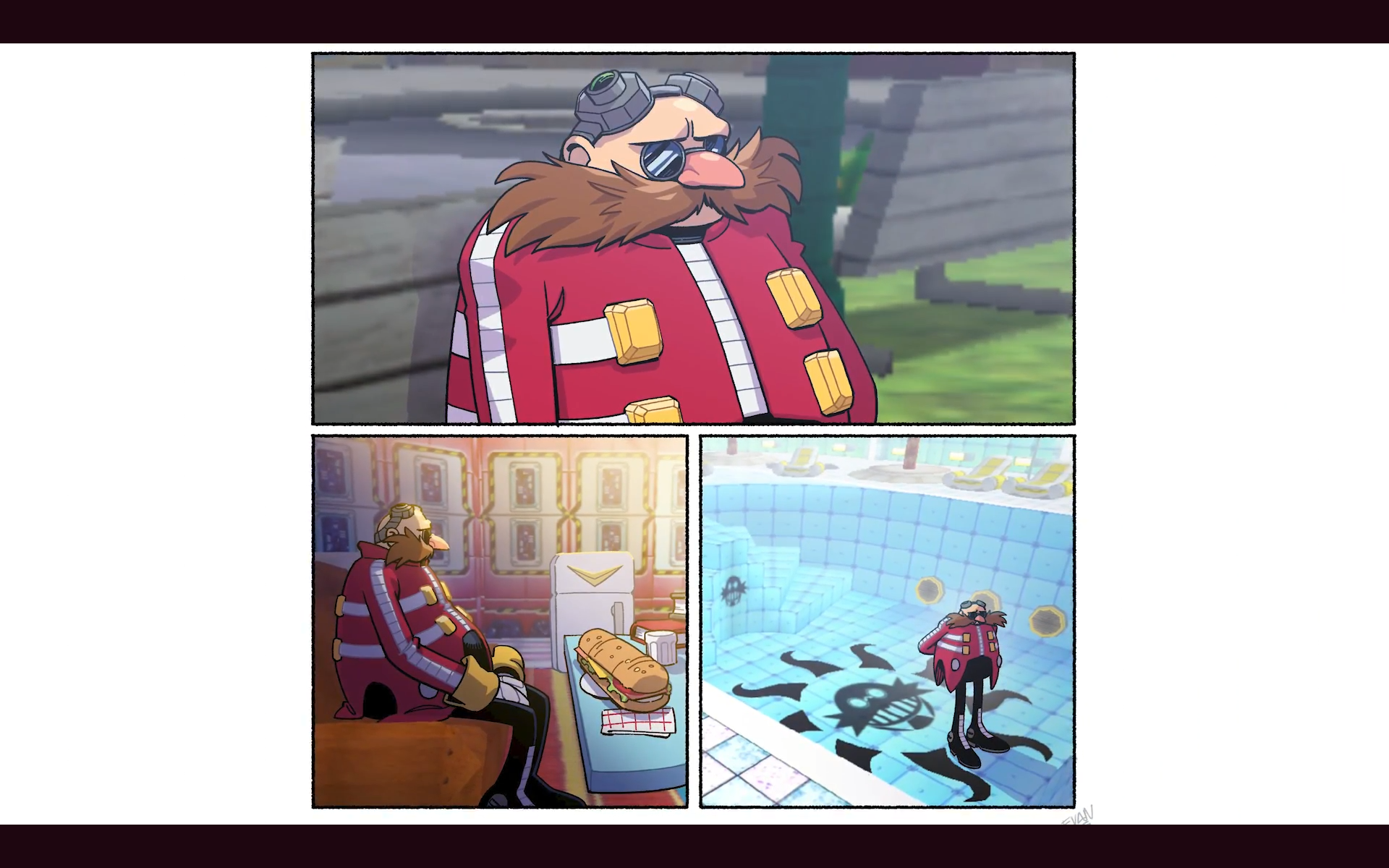 Lonely Eggman Blank Meme Template