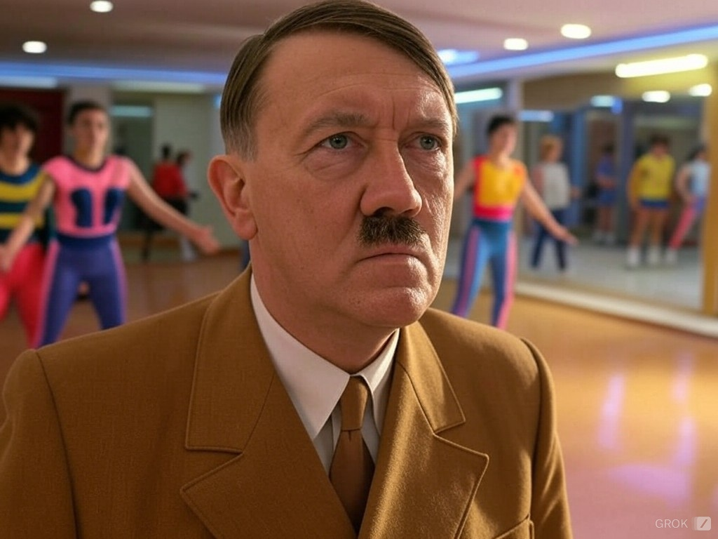 Dancing Disco Adolf Blank Meme Template