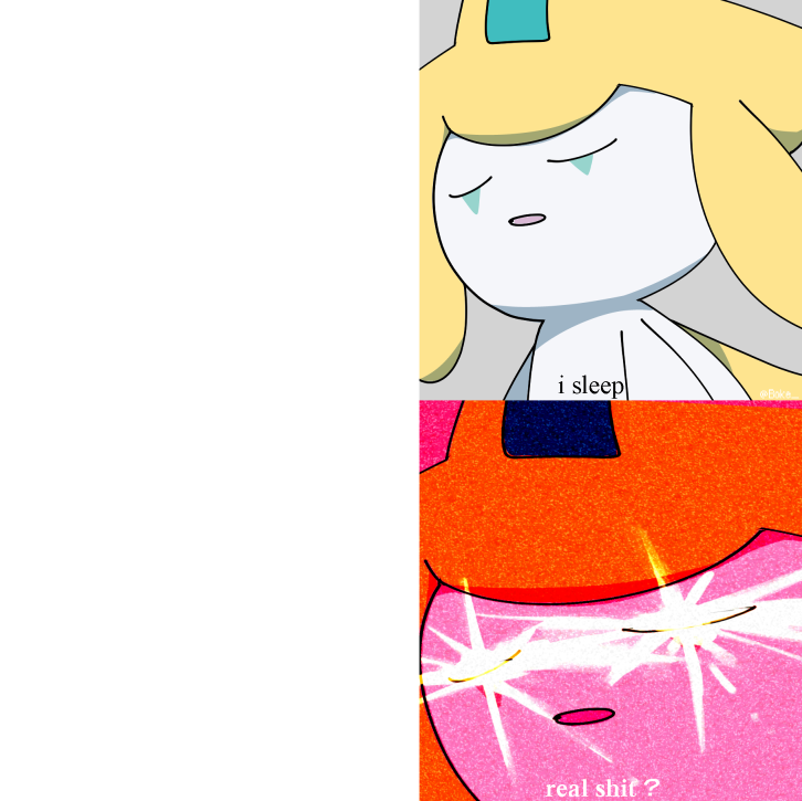 Sleeping Jirachi Blank Meme Template