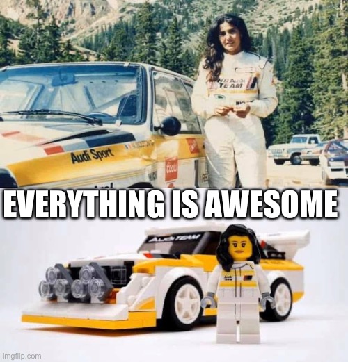 Audi | EVERYTHING IS AWESOME | image tagged in audi,lego | made w/ Imgflip meme maker