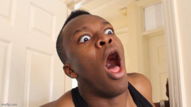 Surprised Ksi | image tagged in surprised ksi | made w/ Imgflip meme maker