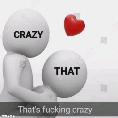 thats fucking crazy | image tagged in thats fucking crazy | made w/ Imgflip meme maker