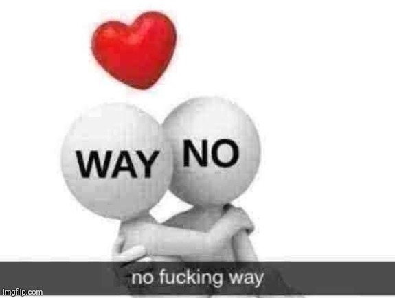 no fucking way | image tagged in no fucking way | made w/ Imgflip meme maker