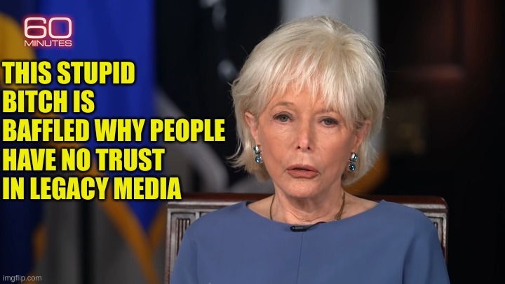 Self Awareness is not a strong virtue on the Left. | THIS STUPID BITCH IS BAFFLED WHY PEOPLE HAVE NO TRUST IN LEGACY MEDIA | made w/ Imgflip meme maker