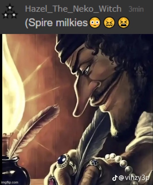 image tagged in spires milkies,his writing lowkey fire | made w/ Imgflip meme maker