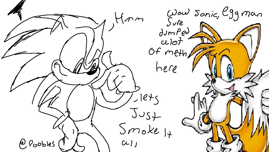 epic drawing i made for if they ever made sonic adventure 3 | made w/ Imgflip meme maker