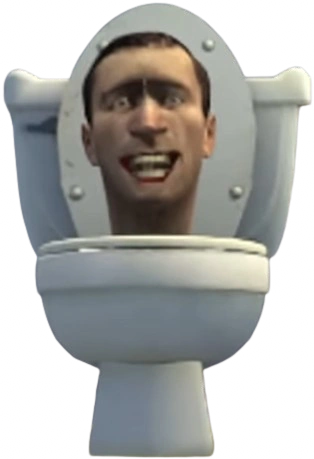 large skibidi toilet Blank Meme Template