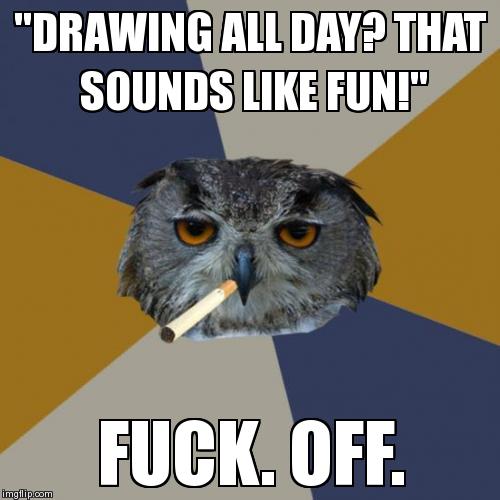 Art scholar Owl