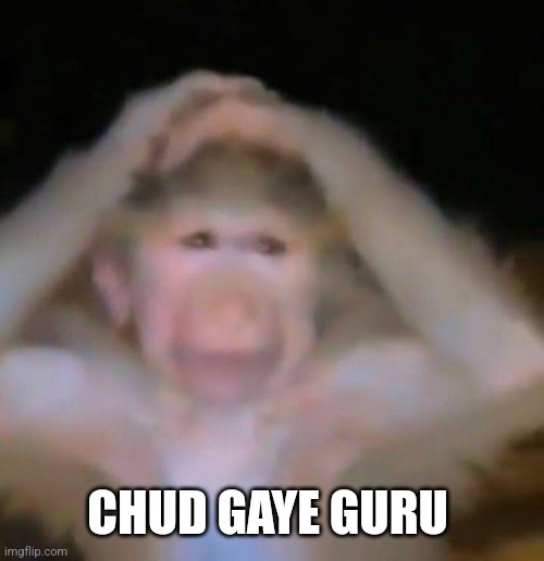 Chud gaye guru | CHUD GAYE GURU | image tagged in chud gaye guru | made w/ Imgflip meme maker