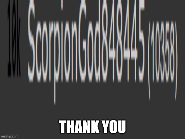 Thank you for 10k points | THANK YOU | image tagged in thank you | made w/ Imgflip meme maker