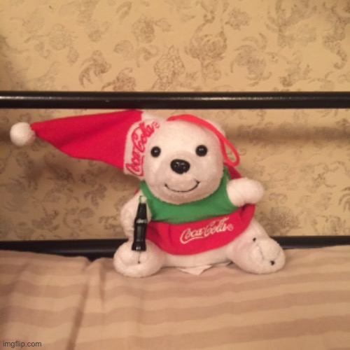 How rare is this coca cola plush? | made w/ Imgflip meme maker