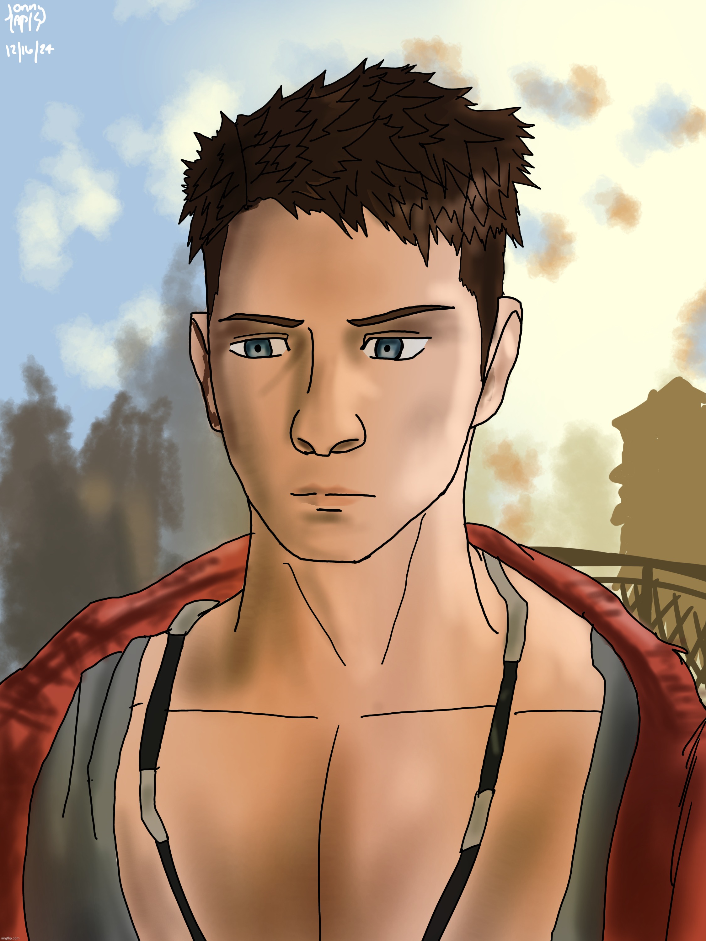 Tried drawing DmC Reboot Dante | made w/ Imgflip meme maker