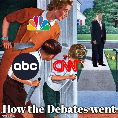 How the Debates went | made w/ Imgflip meme maker