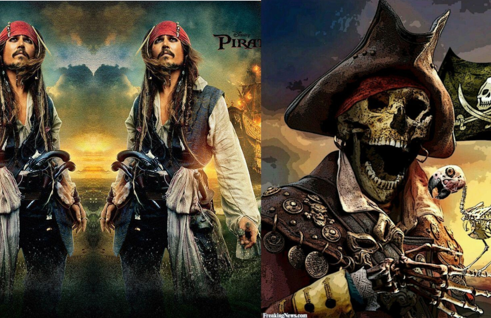 Gay Pirates vs Evil Pirate Blank Meme Template