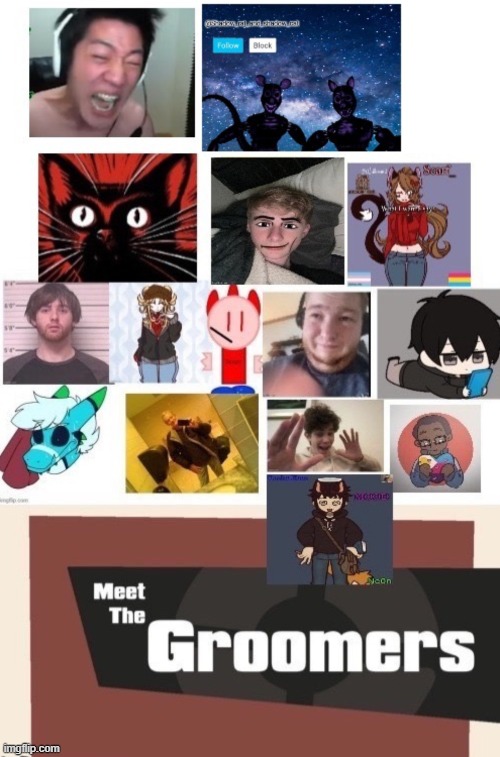 Meet the groomers December 2024 update | image tagged in meet the groomers december 2024 update | made w/ Imgflip meme maker