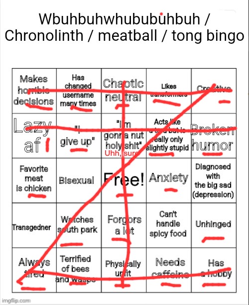 Yooooooooooooooo | Uhh, sure | image tagged in chronolinth bingo | made w/ Imgflip meme maker