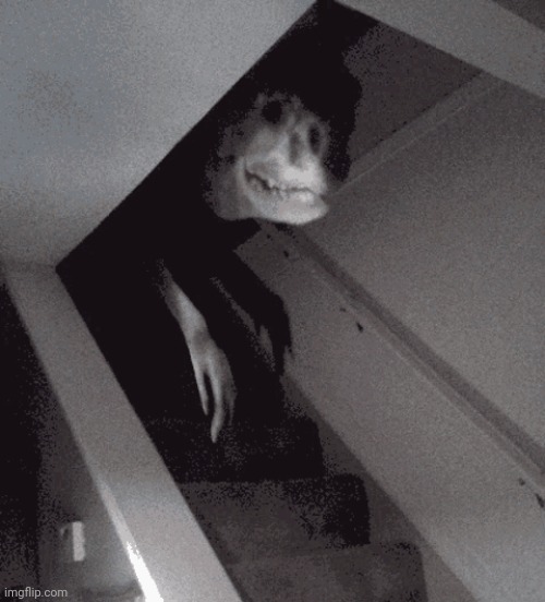 What do you do if you see this? | image tagged in friend upstairs | made w/ Imgflip meme maker