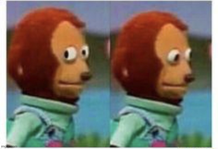 side eye teddy | image tagged in side eye teddy | made w/ Imgflip meme maker